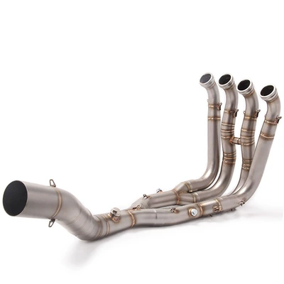 60mm motorcycle exhaust pipe modified front section stainless steel suitable for S1000R/S1000RR BMW double R (Motorcycle exhaust pipe) - applicable-to-s1000rr-2010-2018-and-s1000r-2015-2018