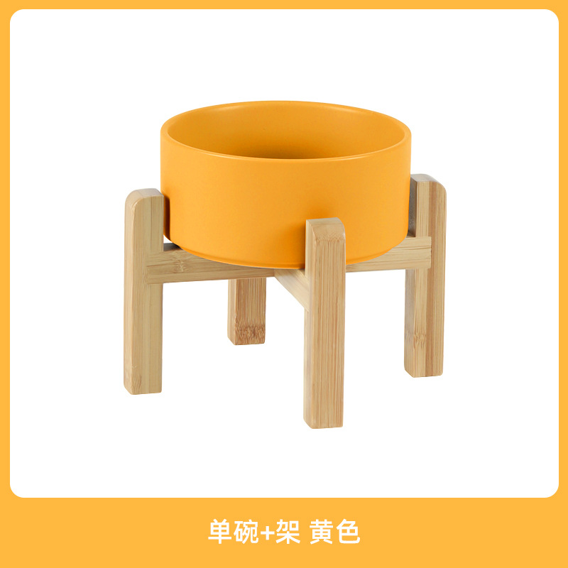 Comedero de Cerámica para Perros, Plato para Comida de Perros, Tazón para Gatos, Tazón Elevado para Gatos, Protección de la Columna Cervical, Antiderrames, Tazón Grande para Perros, Transfronterizo