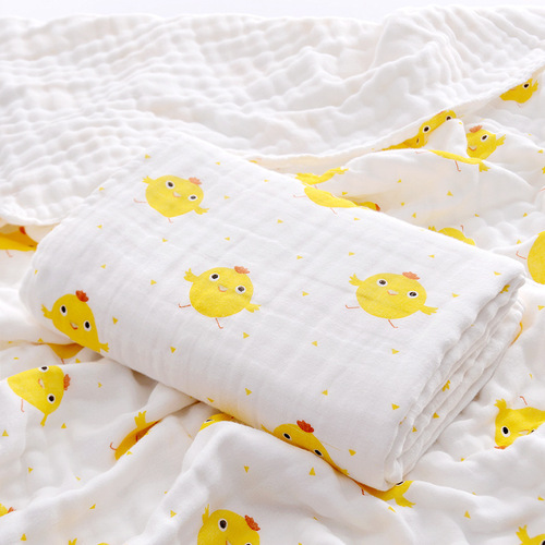 High-density gauze baby bath towel pure cotton six-layer newborn children's towel blanket new born baby bath towel 100% cotton