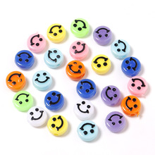 100wɫ͹ЦĘsmiley face beads DIY朴A