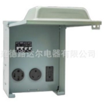房车四芯充电盒 充电桩 Power Outlet Box 50A+30A+20A TR GFCI