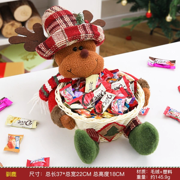 Top-hat candy basket, Reindeer