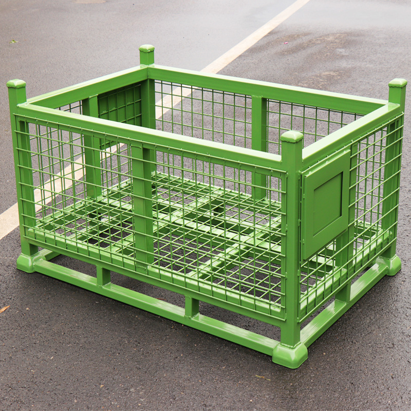 定制金属网箱仓储金属笼网筐网框周转箱料箱转运箱储藏跨境可折叠
