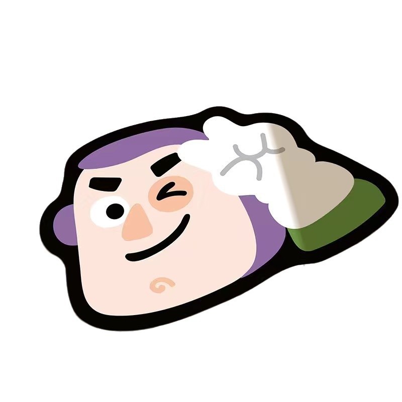 Baño doméstico absorción de agua almohadilla de pies de dibujos animados de forma especial almohadilla de suelo de barro de diatomeas secado rápido se puede cortar almohadilla de pies de puerta de baño