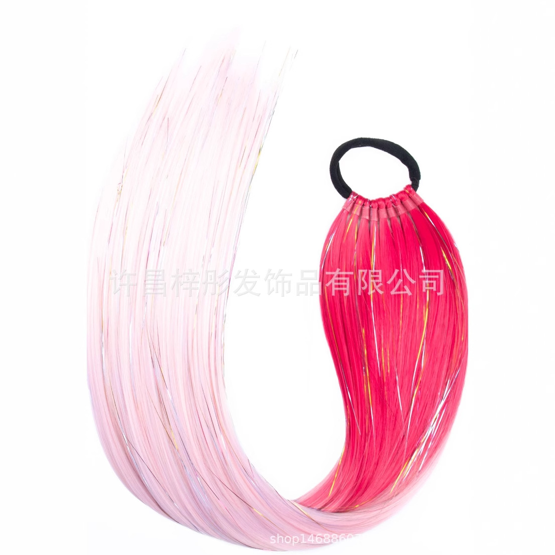 Moda EZ trenza color láser largo caballo cabello peluca color trenza sucia tendencia 9 caballo de oro y plata