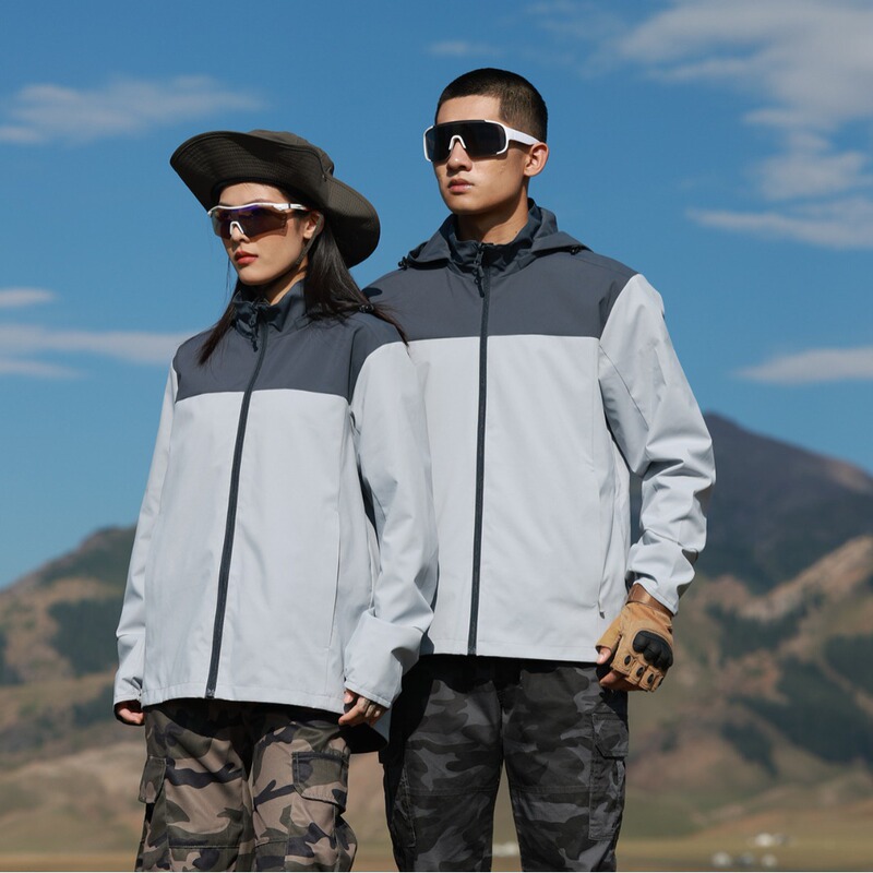 Couple's Casual Jacket Hiking Climbing Windproof Camping Jacket Waterproof Ski Frock Jacket Men's and Women's Same Style