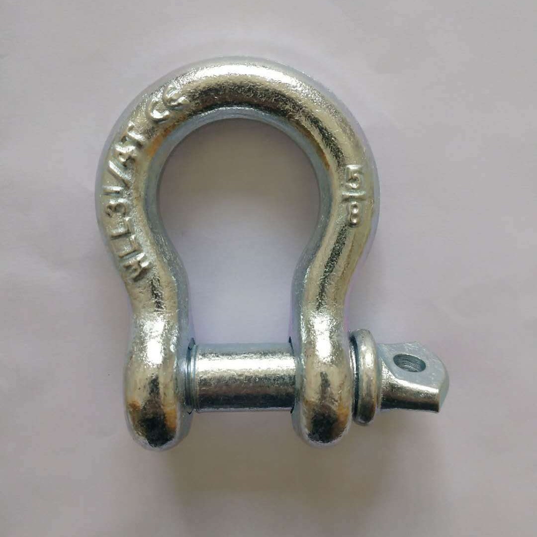 厂家批发国标弓形卸扣 D型卸扣 欧式马蹄形卸扣批发