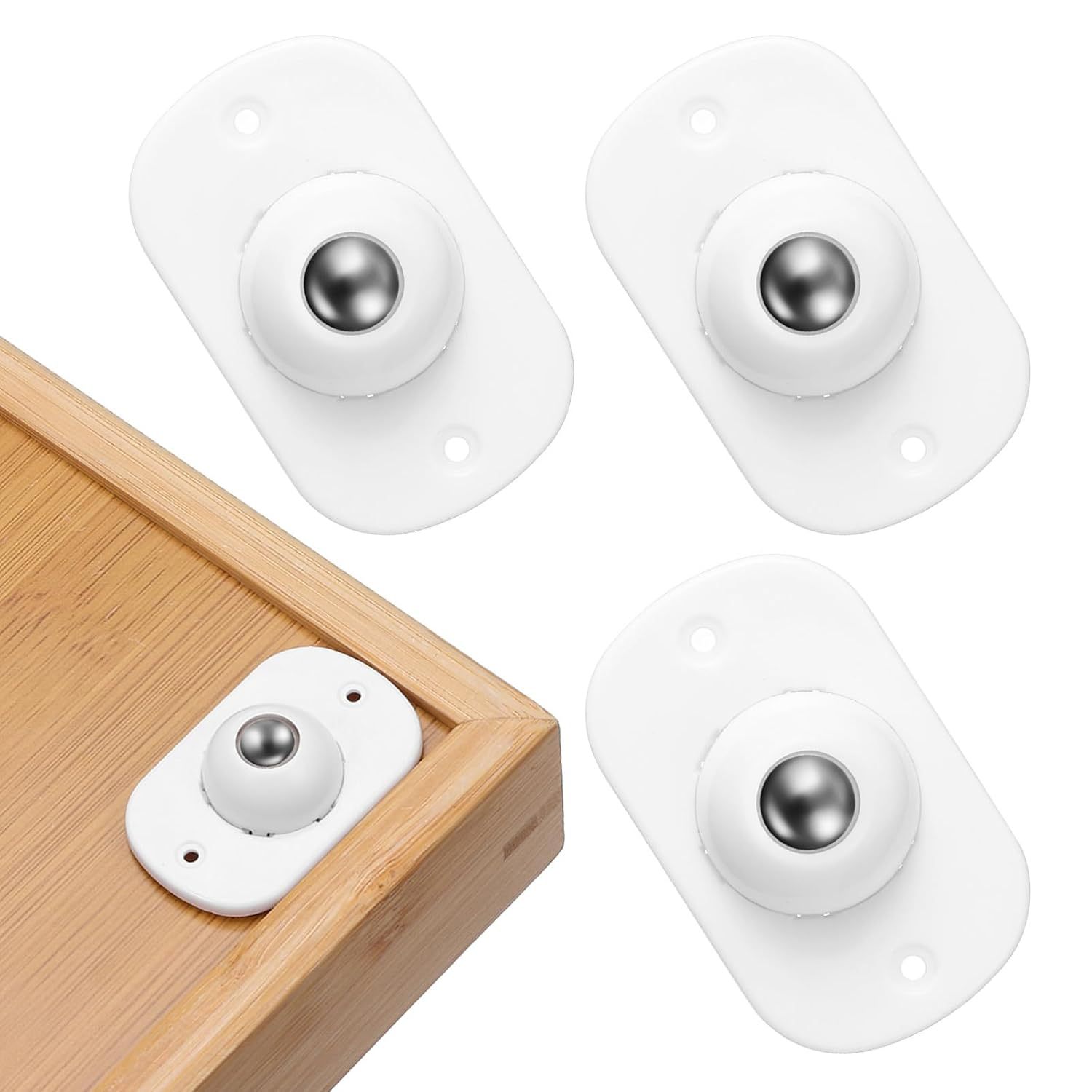 Cross-border bestseller Universal Ball Caster, no-drill universal wheel, silent ball bearing moving pulley