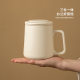 Tea Water Separation Cup Ceramic Office Household Simple with Lid Filter Practical Gift Personal Tea Cup