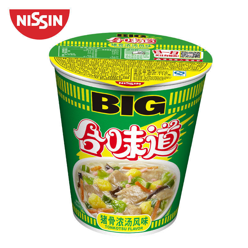 Nissin Hewei BIG [Pork Bone Soup] 110g (single cup)