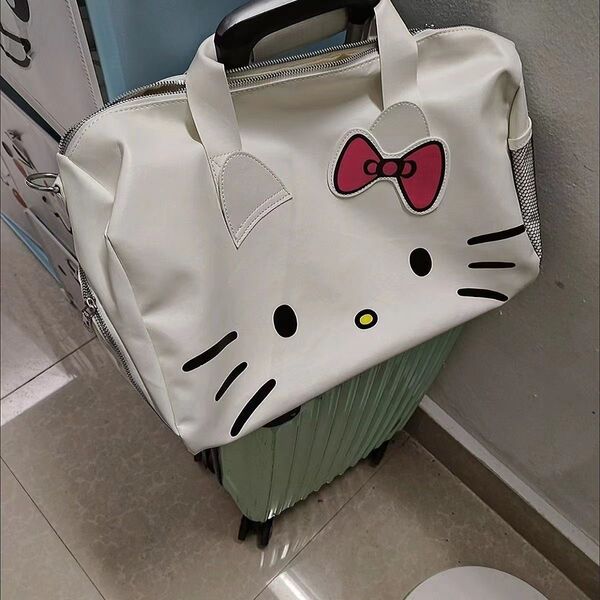Cartoon cute one-shoulder bag with bow