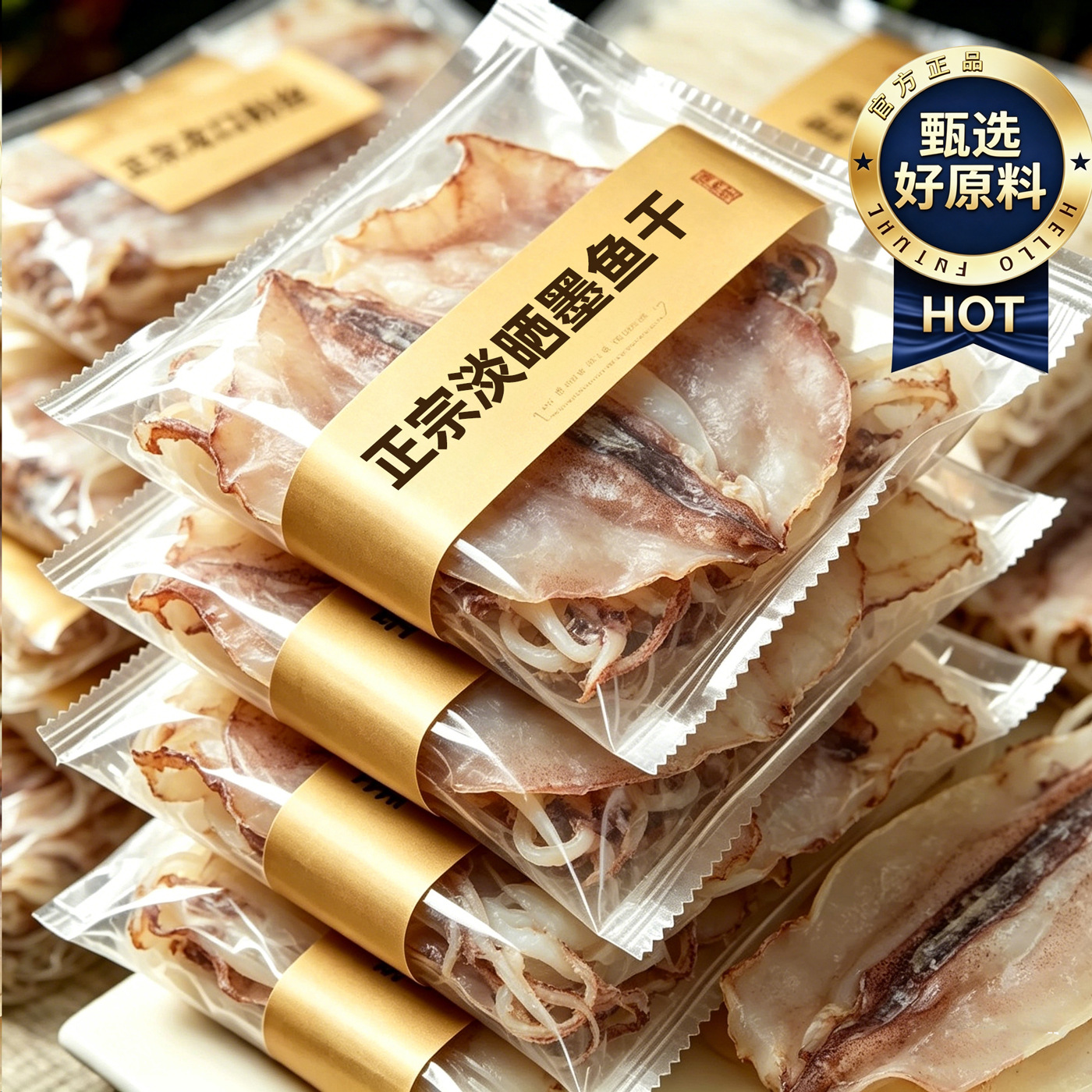 Authentic Light-Dried Cuttlefish, No Added Salt, Specialty Grade, Sun-Dried Cuttlefish for Soup Ingredients, Manufacturer Direct Shipping