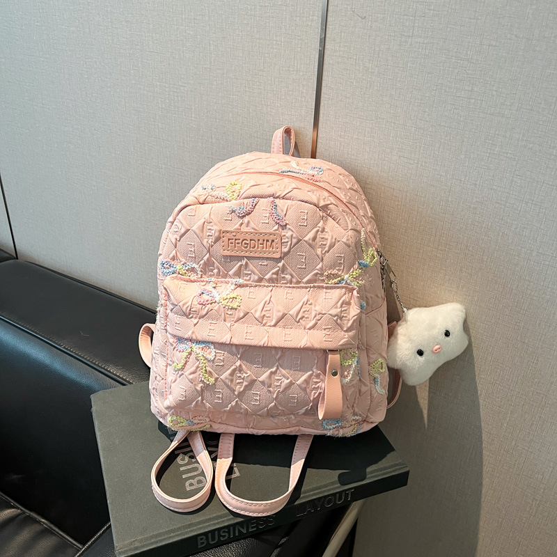2025 mochila escolar de verano, niña de secundaria, mochila pequeña, niña de viaje, estudiante universitario, mochila de celebridades de Internet, salvaje coreano