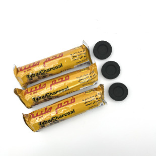 [Chengxiang] 33mm Burn-Resistant Arabic Hookah Charcoal Disposable Barbecue Fruit Wood Incense Charcoal Wholesale Manufacturer