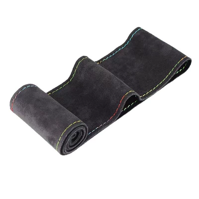 Steering wheel cover: Winter Suede Leather Steering Wheel