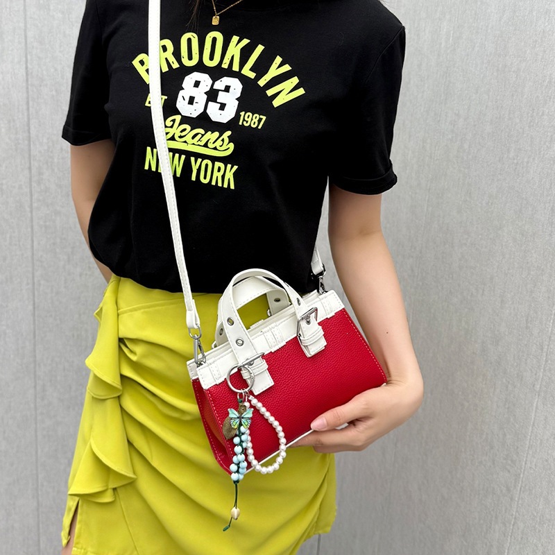 Bolso de color de choque diario para mujeres verano 2026 nueva moda bolso de hombro de moda bolso de mochila universal image 10