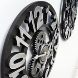 Amazon Hanging Product Gear Gear Clock Большой европейский стиль промышленные ветровые часы настенные настенные настенные часы горячие часы продажи