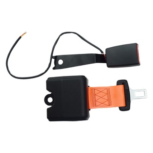 Orange Hangzhou fork automatic retractable two-point safety belt Hangzhou forklift self-locking belt induction line safety belt