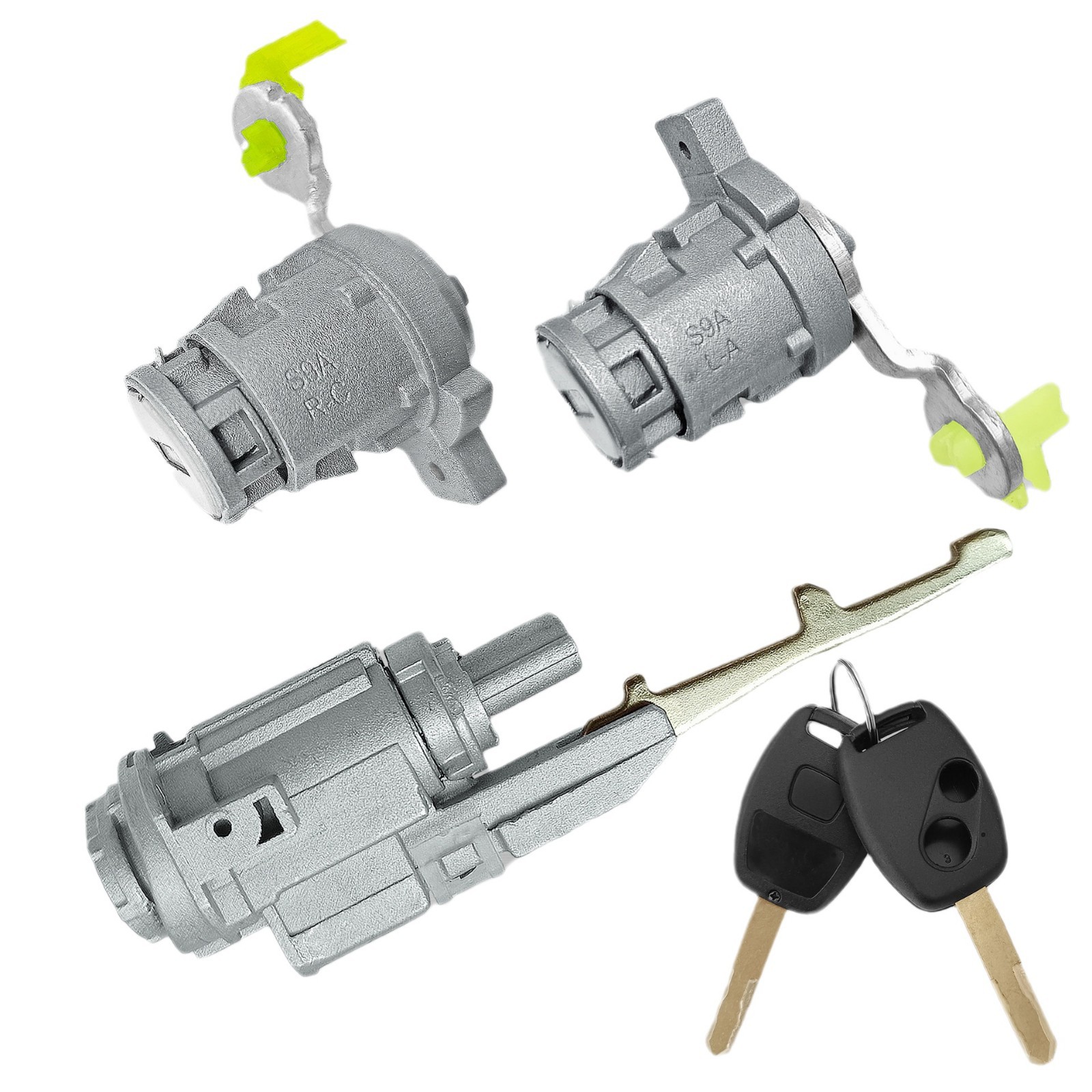 Aplicable a Honda CRV2 cilindro de cerradura de puerta, llave de encendido de 2 agujeros OE: 72185-S9A-013