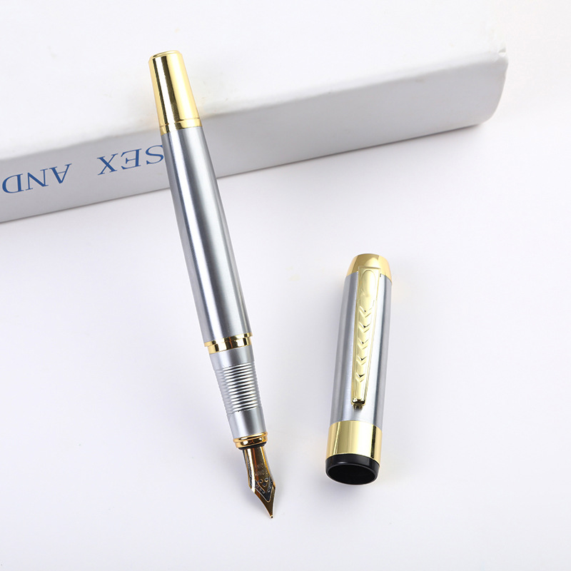 En stock pluma clásica pluma de regalo de negocios pluma de metal de alta gama publicidad logotipo láser firma pluma práctica image 8