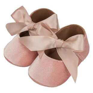 2025 Amazon Hot Selling Fluff Ribbon Baby Shoes Princess Shoes Soft Sole Toddler Shoes Baby Shoes AliExpress Daifa