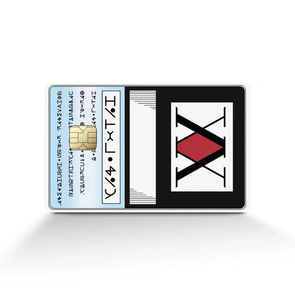 Cross-border 2024 New Hunter License Skin Credit Card/Bank Card Small Core Car Sticker Waterproof
