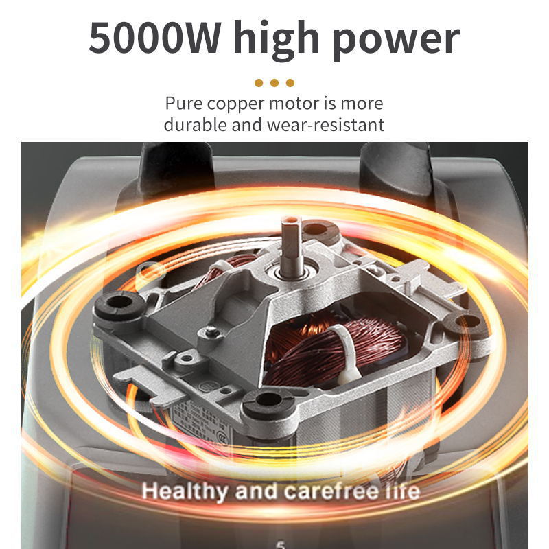 Licuadora Multifuncional de Alta Velocidad 2.5L con Triturador de Hielo image 4