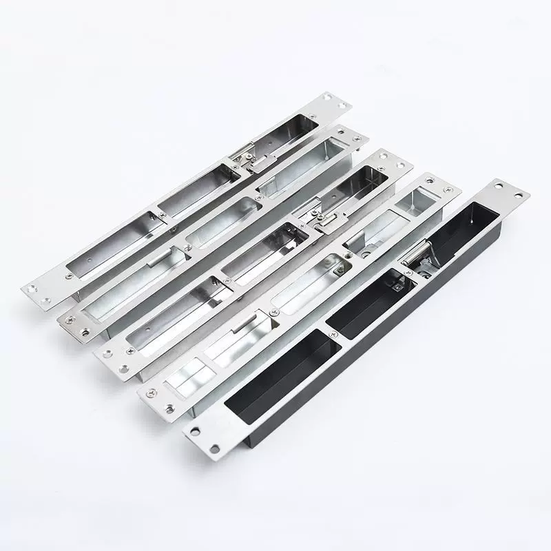 厂家直供防盗门锁头导向片滚轮中控可调节锁盒扣片侧锁片锁具配件