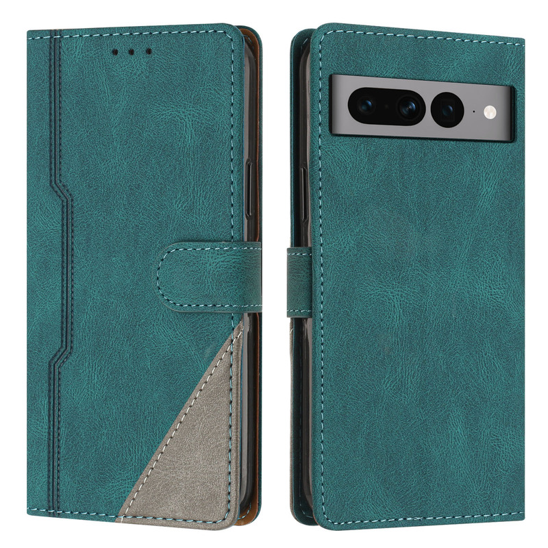 Retro Matte Patchwork Color-Blocking Leather Case for Pixel 10 Pro, Google 8A Flip Cover with Card Slot Wallet Retro Matte Patchwork Color-Blocking Leather Case for Pixel 10 Pro, Google 8A Flip Cover with Card Slot Wallet