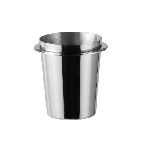 Coffee machine powder receiving cup 304 stainless steel universal powder receiving device 51/53/58 freshly ground coffee smelling powder cup