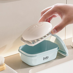 Covered Soap Dispenser Thick Travel Soap Box Portable Soap Box Stylish Home Soap Rack Creative Soap Tray Bathroom