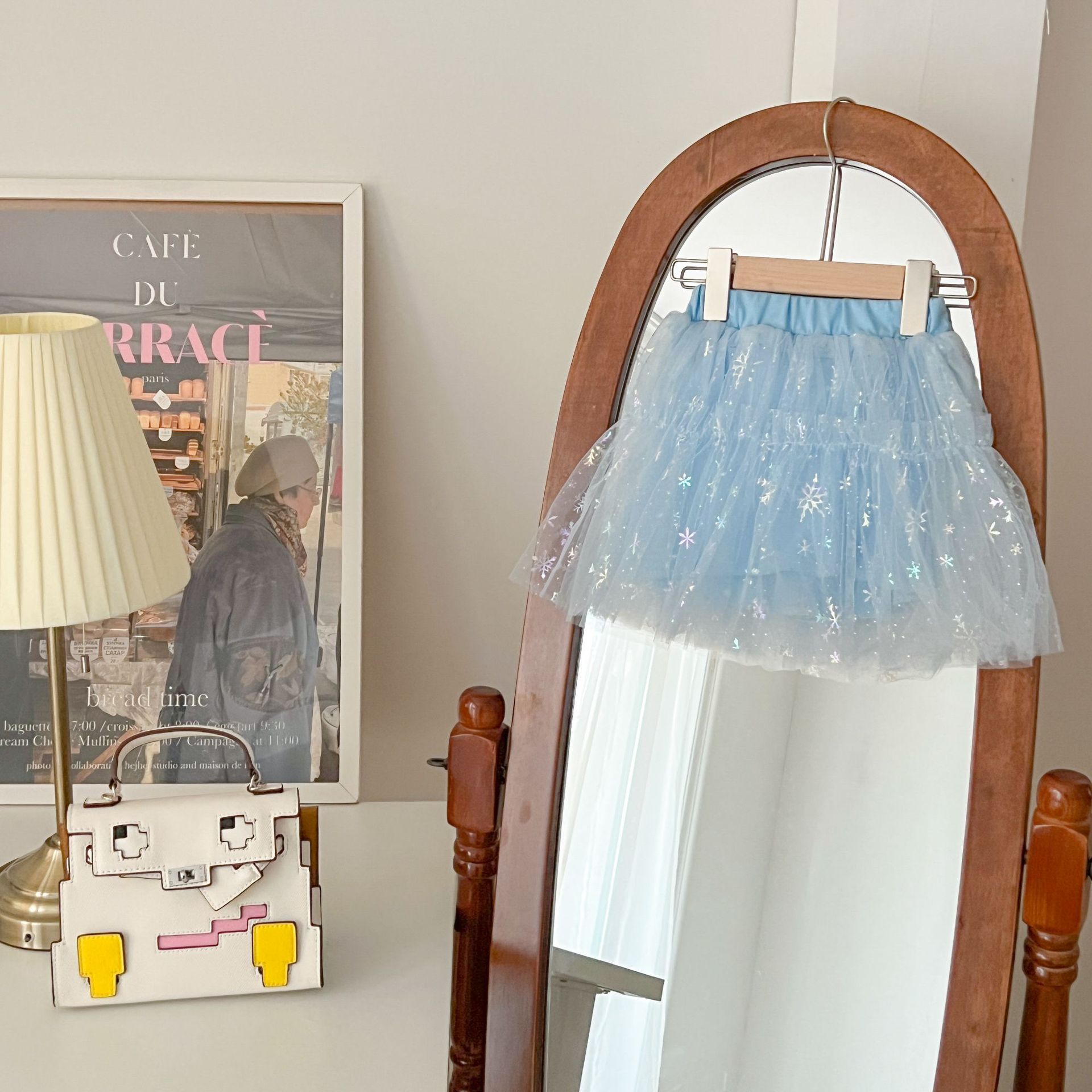 Europa y América Milán clásico comercio exterior ropa de nieve para niños primavera y verano ropa de princesa red