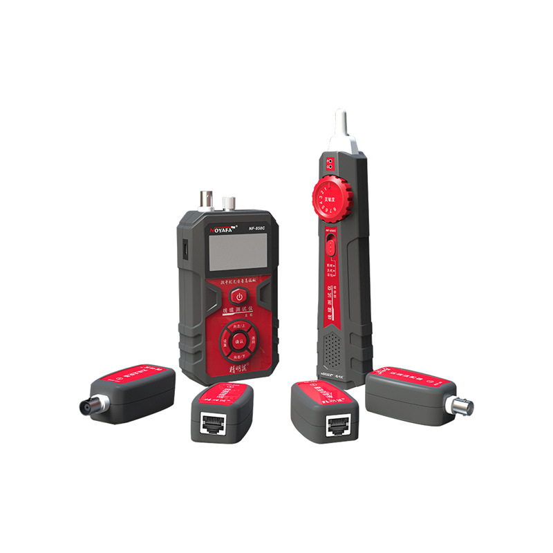 精明鼠NF-858C寻线仪套装查线器多功能寻线器巡线仪抗干扰高精度