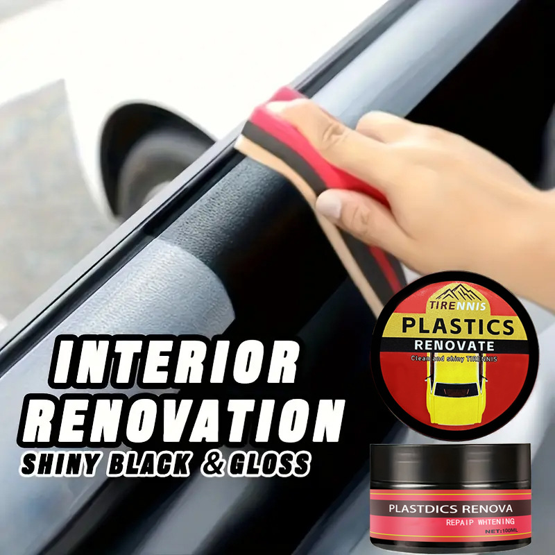 Car Paint Interior Leather Care Cleaning Cream Leather Seat Maintenance Agent Dashboard Renovation Polishing Wax