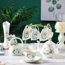 欧式茶具套装咖啡杯现代西式红茶茶杯轻奢家用陶瓷法式下午茶日用