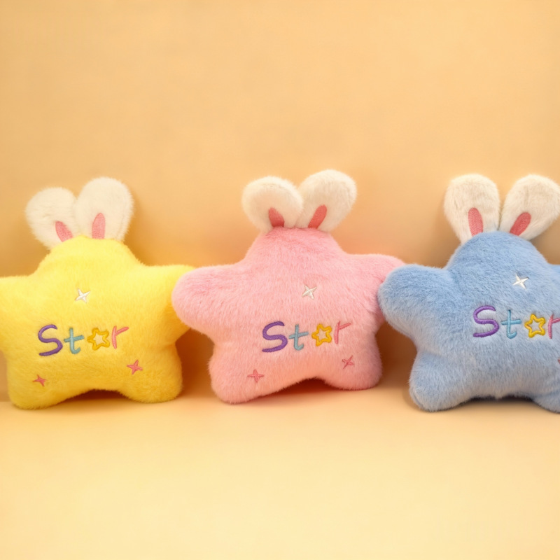 Nuevo Euroming estrella luna almohada agarrar muñeca máquina muñeca juguete de peluche boda fábrica de muñecas al por mayor