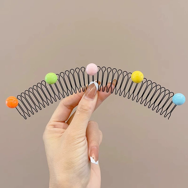 2# Colored Sugar Bean Hair Comb 20cm