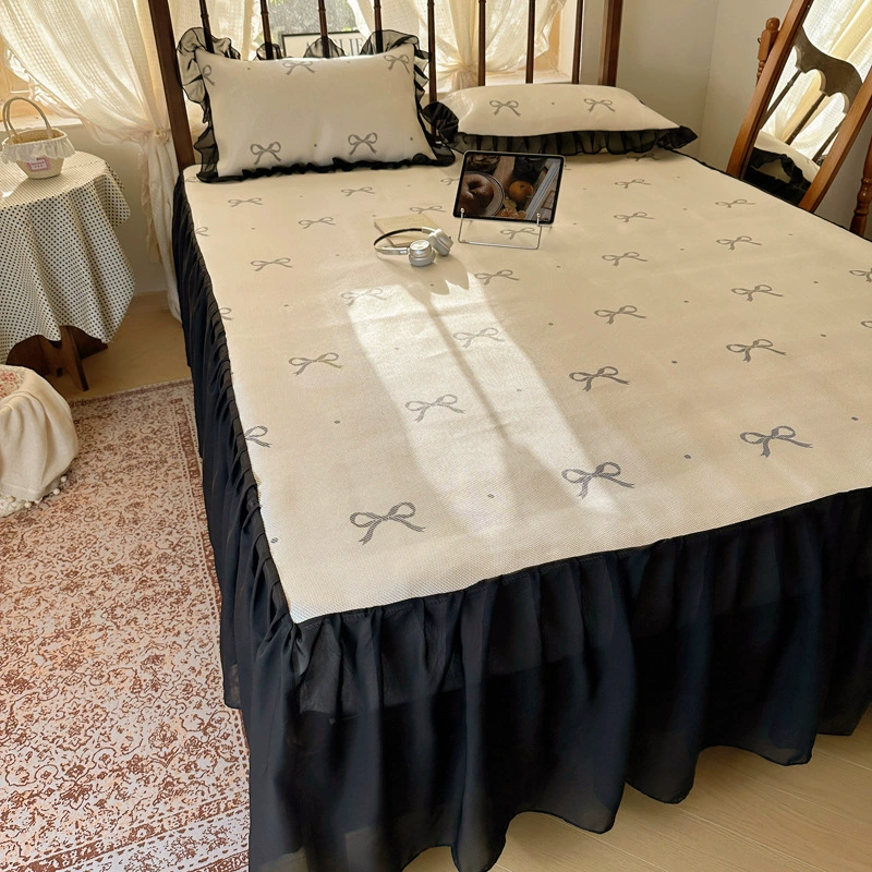 Mat with bow, summer duvet, set, 3 piece set