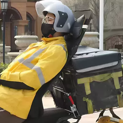 Electric car rear backrest and Sleep, Waist Protection Device