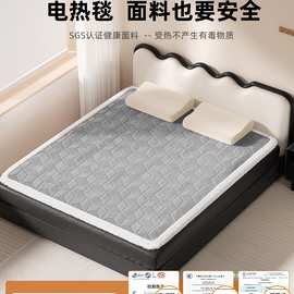 三春加厚电热毯单人双人双控正品官方旗舰店2025新款冬泡芙电褥子