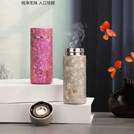 纯钛保温杯双层钛杯便携随行小容量口袋杯女生水杯迷你家用杯子