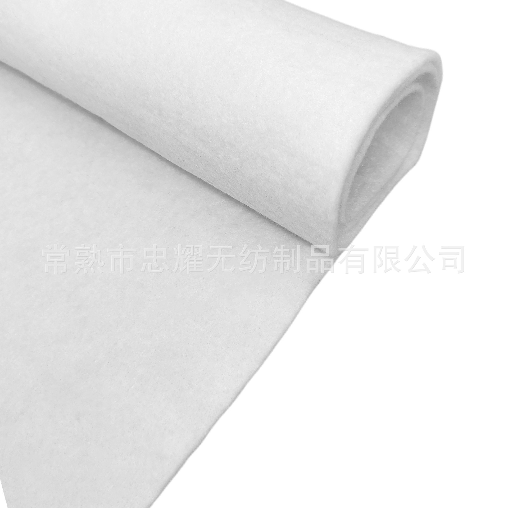 家纺内衬棉白色针刺棉无纺布 白色垫肩夹层棉电动车挡风被针刺棉