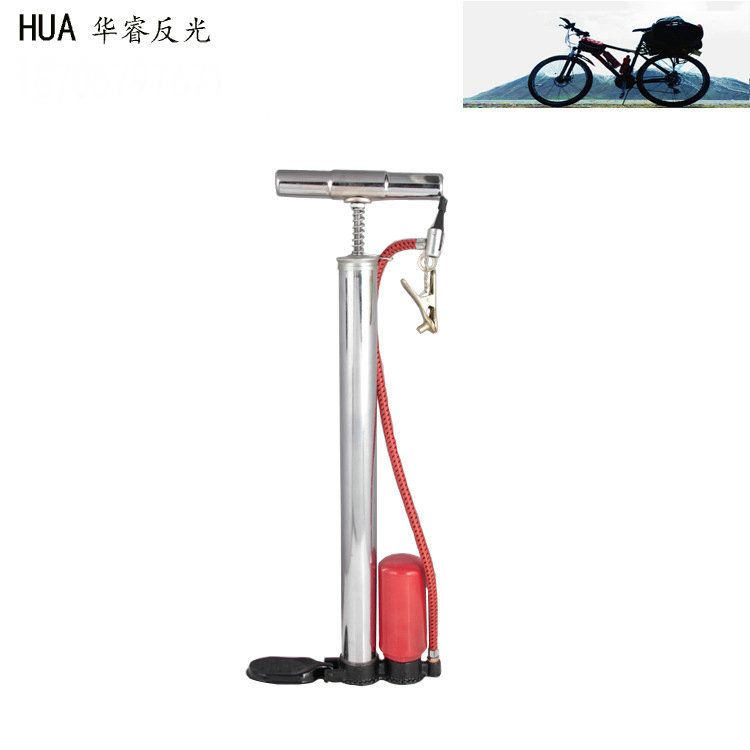 铁质手打气筒打气泵立式死飞打气泵高压双管自行车汽车电动车