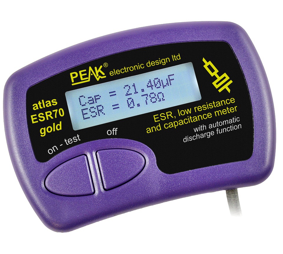 PEAK ELERO ESR70 ESR表,Atlas ESR+,0-40ohm,1uF-22000uF其他