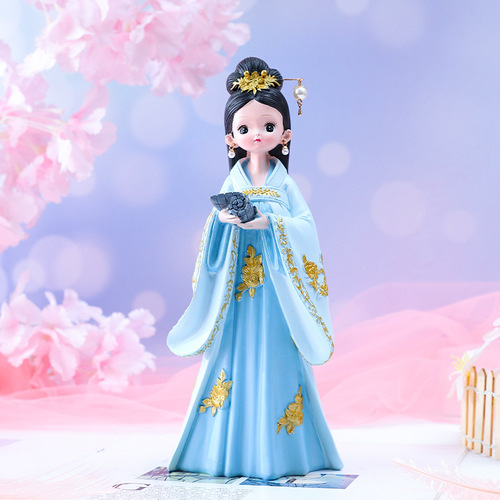 New ancient style Hanfu girl's princess ornaments girl's birthday gift home accessories creative travel commemorative gifts