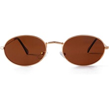 O 35938 Vintage Round Frame Sunglasses ����СԲ��ī�� �羳��