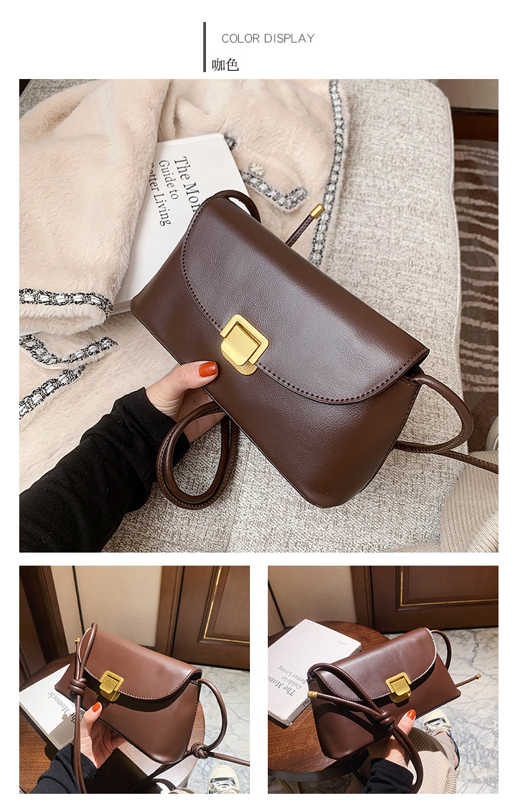 High-grade Small Bag Women's Bag 2021 New Fashion Autumn And Winter Texture Popular Ins All-match Shoulder Messenger Bag display picture 9