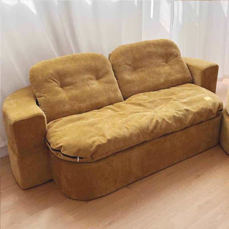 Sofá transfronterizo sofá de compresión sala de estar sofá cama convertible con edredón piso plegable sofá cama habitación