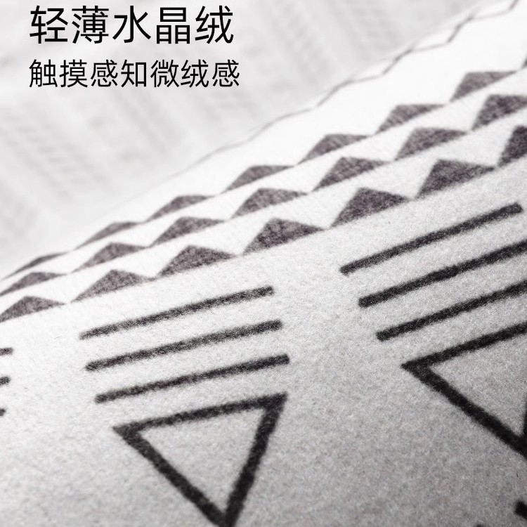 Alfombra de sala de estar redonda de estilo nórdico marroquí, sofá de terciopelo de cristal, mesa de centro, mecedora, cojín para cama de dormitorio