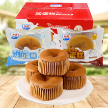 光明凹蛋糕生椰拿铁味生椰牛乳味整箱2kg批发休闲零食糕点小吃